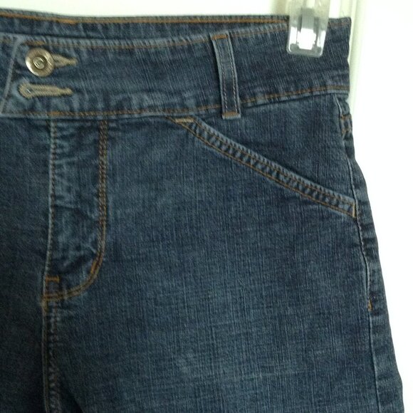 Hollywood The Jean People Women's Bermuda Blue Denim Jean Shorts Size 28 - Picture 3 of 6